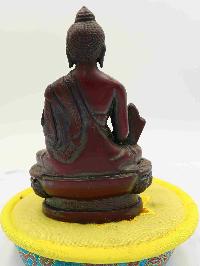 Buddhist Statue Of Medicine Buddha, [red Resin Buddha]