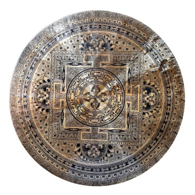 Handmade [gong], Bronze Chau Gong, Tam-tam Gong, Symphonic Gong With [mandala] Etching