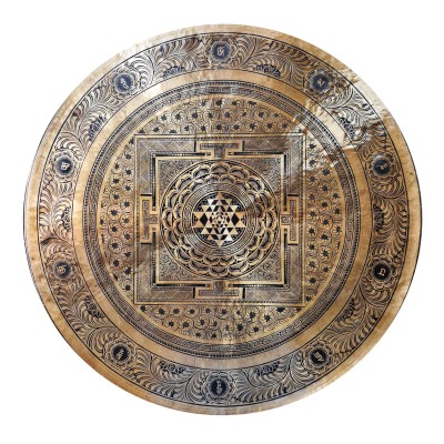 Handmade [gong], Bronze Chau Gong, Tam-tam Gong, Symphonic Gong With [mandala] Etching