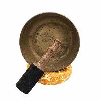 [old], Buddhist [real Antique] Hand Beaten [jambati] Singing Bowl, [select Accessories]