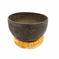 [old], Buddhist [real Antique] Hand Beaten [jambati] Singing Bowl, [select Accessories]