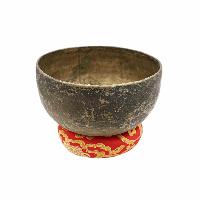 [old], Buddhist [real Antique] Hand Beaten [jambati] Singing Bowl, [select Accessories]