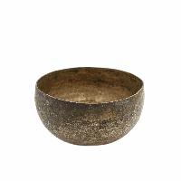[old], Buddhist [real Antique] Hand Beaten [jambati] Singing Bowl, [select Accessories]