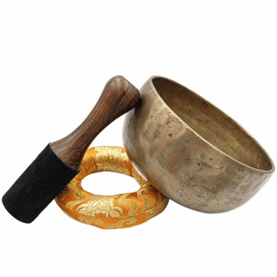 [old], Buddhist [real Antique] Hand Beaten [jambati] Singing Bowl