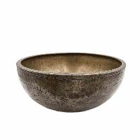 [old], Buddhist [real Antique] Hand Beaten [jambati] Singing Bowl, [select Accessories]