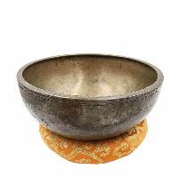 [old], Buddhist [real Antique] Hand Beaten [jambati] Singing Bowl, [select Accessories]