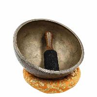 [old], Buddhist [real Antique] Hand Beaten [jambati] Singing Bowl, [select Accessories]