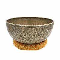[old], Buddhist [real Antique] Hand Beaten [jambati] Singing Bowl, [select Accessories]