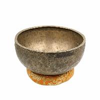 [old], Buddhist [real Antique] Hand Beaten [jambati] Singing Bowl, [select Accessories]