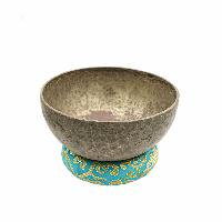[old], Buddhist [real Antique] Hand Beaten [jambati] Singing Bowl, [select Accessories]