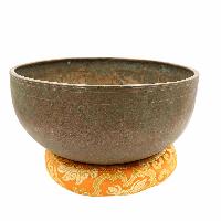 [old], Buddhist [real Antique] Hand Beaten [jambati] Singing Bowl, [select Accessories]