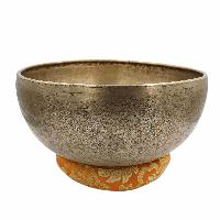 [old], Buddhist [real Antique] Hand Beaten [jambati] Singing Bowl, [select Accessories]