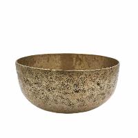 [old], Buddhist [real Antique] Hand Beaten [jambati] Singing Bowl, [select Accessories]
