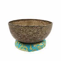 [old], Buddhist [real Antique] Hand Beaten [jambati] Singing Bowl, [select Accessories]