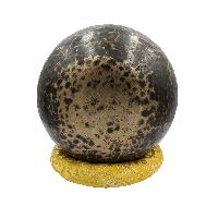 [old], Buddhist [real Antique] Hand Beaten [jambati] Singing Bowl, [select Accessories]