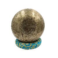 [old], Buddhist [real Antique] Hand Beaten [jambati] Singing Bowl, [select Accessories]