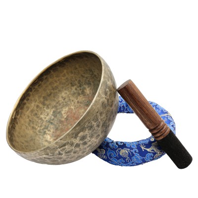 [old], Buddhist [real Antique] Hand Beaten [jambati] Singing Bowl