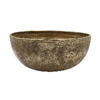 [old], Buddhist [real Antique] Hand Beaten [jambati] Singing Bowl, [select Accessories]