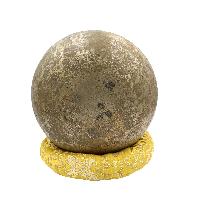 [old], Buddhist [real Antique] Hand Beaten [jambati] Singing Bowl, [select Accessories]