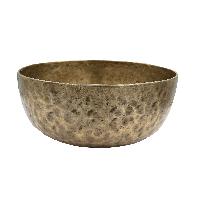 [old], Buddhist [real Antique] Hand Beaten [jambati] Singing Bowl, [select Accessories]