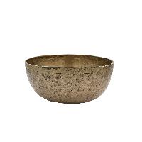 [old], Buddhist [real Antique] Hand Beaten [jambati] Singing Bowl, [select Accessories]