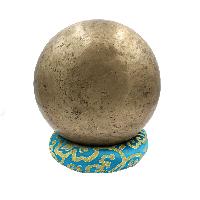 [old], Buddhist [real Antique] Hand Beaten [jambati] Singing Bowl, [select Accessories]
