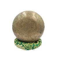 [old], Buddhist [real Antique] Hand Beaten [jambati] Singing Bowl, [select Accessories]