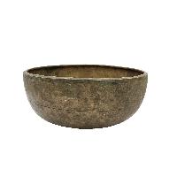 [old], Buddhist [real Antique] Hand Beaten [jambati] Singing Bowl, [select Accessories]