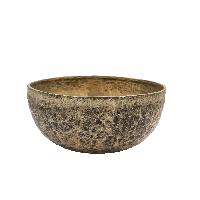 [old], Buddhist [real Antique] Hand Beaten [jambati] Singing Bowl, [select Accessories]
