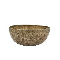 [old], Buddhist [real Antique] Hand Beaten [jambati] Singing Bowl, [select Accessories]