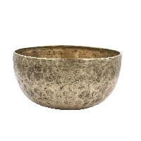 [old], Buddhist [real Antique] Hand Beaten [jambati] Singing Bowl, [select Accessories]