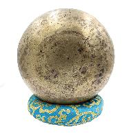 [old], Buddhist [real Antique] Hand Beaten [jambati] Singing Bowl, [select Accessories]