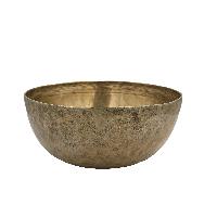 [old], Buddhist [real Antique] Hand Beaten [jambati] Singing Bowl, [select Accessories]