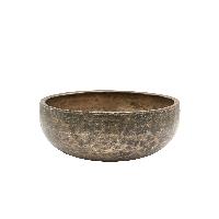 [old], Buddhist [real Antique] Hand Beaten [jambati] Singing Bowl, [select Accessories]