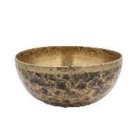 [old], Buddhist [real Antique] Hand Beaten [jambati] Singing Bowl, [select Accessories]