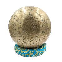 [old], Buddhist [real Antique] Hand Beaten [jambati] Singing Bowl, [select Accessories]