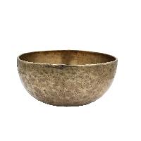 [old], Buddhist [real Antique] Hand Beaten [jambati] Singing Bowl, [select Accessories]