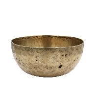 [old], Buddhist [real Antique] Hand Beaten [jambati] Singing Bowl, [select Accessories]