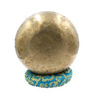 [old], Buddhist [real Antique] Hand Beaten [jambati] Singing Bowl, [select Accessories]