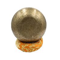 [old], Buddhist [real Antique] Hand Beaten [mani] Singing Bowl, [select Accessories]