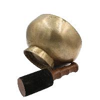 [old], Buddhist [real Antique] Hand Beaten [stand Naga] Singing Bowl, [select Accessories]