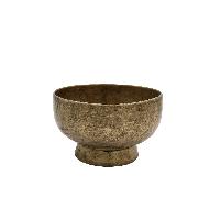 [old], Buddhist [real Antique] Hand Beaten [stand Naga] Singing Bowl, [select Accessories]
