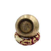 [old], Buddhist [real Antique] Hand Beaten [stand Naga] Singing Bowl, [select Accessories]