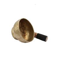 [old], Buddhist [real Antique] Hand Beaten [stand Naga] Singing Bowl, [select Accessories]