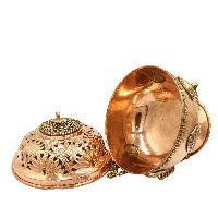 [high Quality], Hanging Incense Burner, Copper With [deep Carving], [hanging & Swinging]
