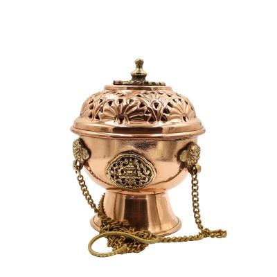 [high Quality], Hanging Incense Burner, Copper With [deep Carving], [hanging & Swinging]