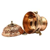 [high Quality], Hanging Incense Burner, Copper With [deep Carving], [hanging & Swinging]