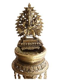 Statue Of Panas [ganesh And Kumar],oil Lamp, Sukunda, Panas