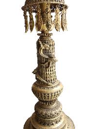 Statue Of Panas [ganesh And Kumar],oil Lamp, Sukunda, Panas
