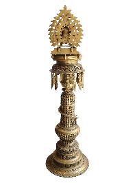 Statue Of Panas [ganesh And Kumar],oil Lamp, Sukunda, Panas
